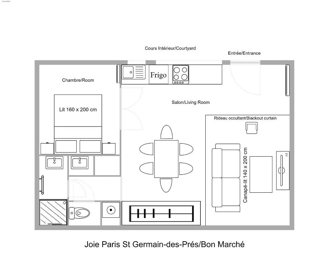 Joie Paris St Germain-Des-Pres - Bon Marche Apartment France